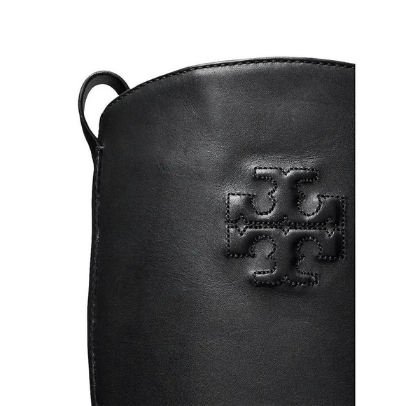 Tory Burch Women's The Riding Boot Milano Mezzo Calf Black Size 6 (MSRP $648) - Picture 2 of 12